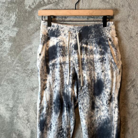 Lululemon Warm Down Jogger *28" Marble Dye Classic Navy Size 4 Mid Rise W5CZ6S - Picture 2 of 7